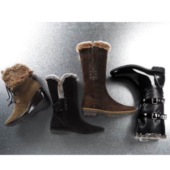 “Brass” waterproof wedge boots - Picture 3 of 7